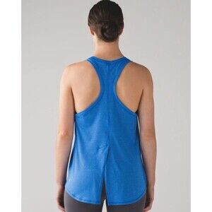 Lululemon Tie It Up Singlet Racerback Tank Blue size 12